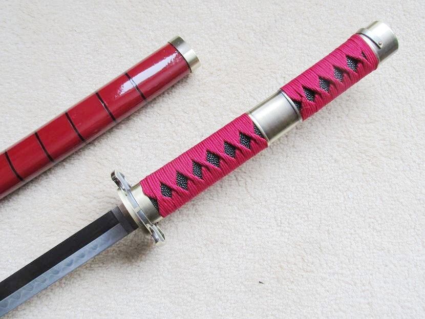 S2674 ANIME ONE PIECE RORONOA ZORO SANDAI KITETSU SWORD BLACK