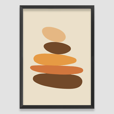 Boho Ästhetische Poster, Galerie Wandbild, Ästhetischer Druck Tiger Beige Bild