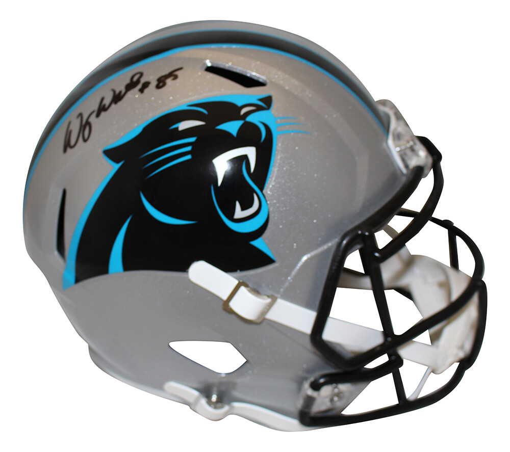 Wesley Walls Autographed Signed Carolina Panthers F/S Speed Helmet Beckett 