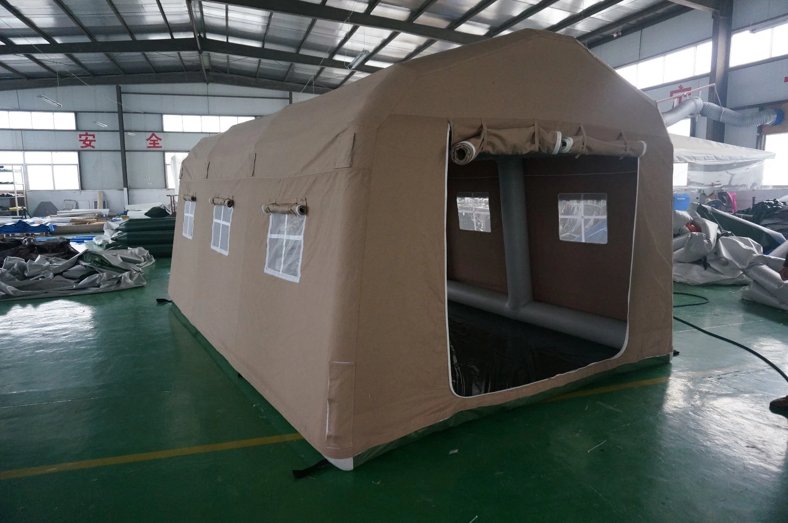 AIR TIGHT WATERPROOF Inflatable Family Camping Recreation Tent W/ Pump