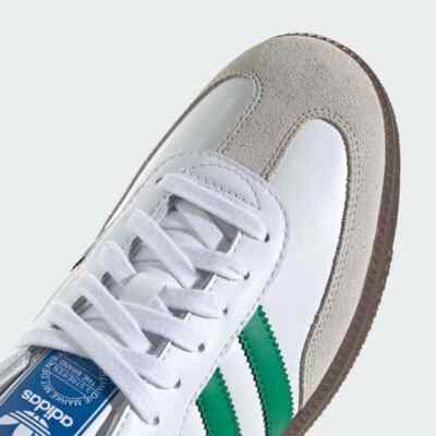 Adidas Samba OG Cloud White / Green / Gum IG1024 Men\'s Size 7.5 Shop adidas Samba OG IG1024 white | SNIPES USA main image 3