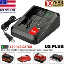 20V MAX Rapid charger for Black Decker and Porter Cable 20 Volt Lithium Battery