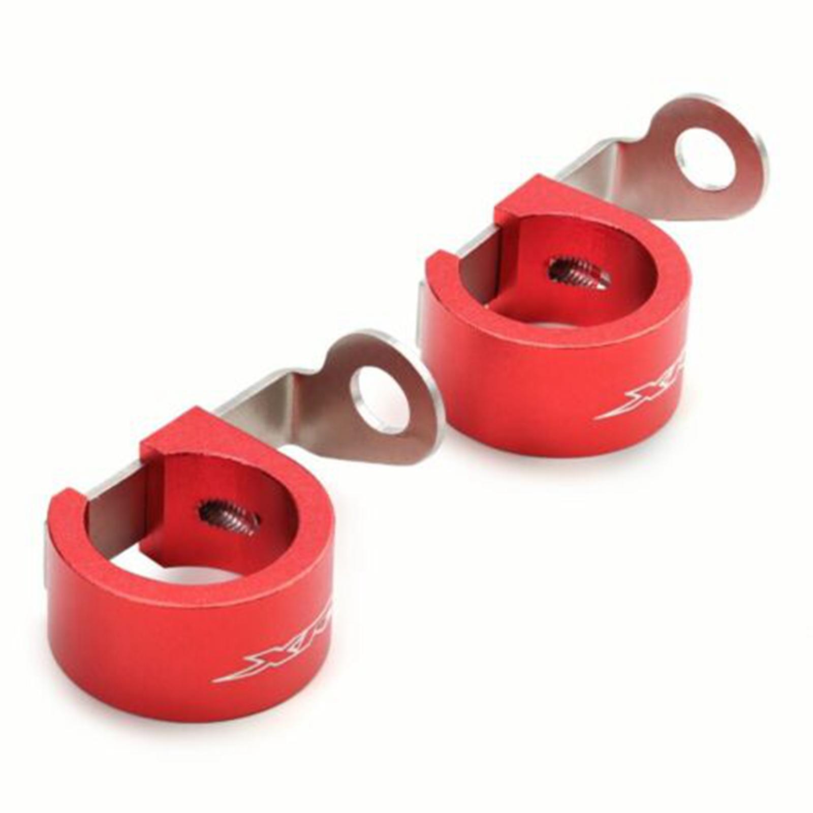 For HONDA XR 400 250 230 R Red CNC Dirt Bike Pivot Brake Clutch Levers XR LOGO E - Foto 2