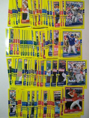 2020 Donruss Dollar Tree Yellow Parallels - Base, Veterans, Stars - Pick Cards!