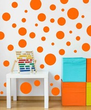 Polka Dot Wall Stickers, Wall Decor Stickers, Wall Dots, Vinyl Circle Room Do...