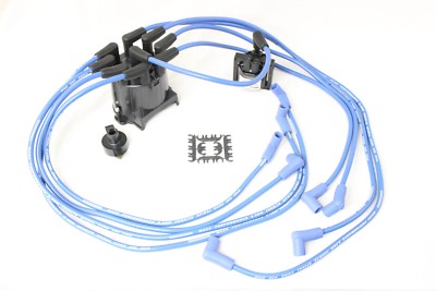 Distributor Cap 8.5mm Spark Plug Wires Coil 87-92 Camaro Iroc-Z Firebird V8 TBI