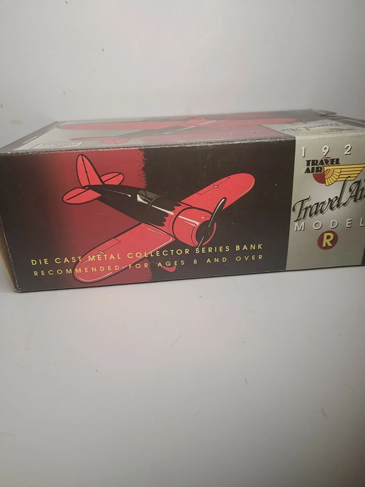 Travel Air Modelo R 1929 Valvoline V100 Die-Cast Bank Stock # 40020 Foto 4 de 4