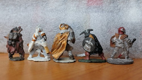 Chaos Warriors / Fighters 5x C35 CP1 C01 Pre Slotta Metal Citadel Miniatures OOP - Picture 2 of 4