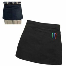 Cleaning Tools Cafe Server 2 Pocket Cotton Bow Kitchen Short Half Waist Apron