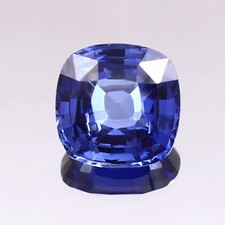12x12 MM Natural Flawless Ceylon Royal Blue Sapphire Cushion Cut Loose Gemstone