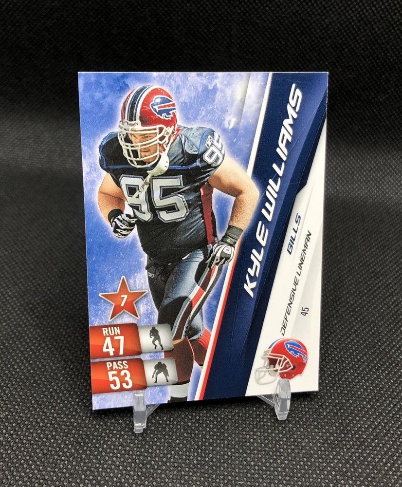 2010 Panini ADRENALYN XL FOOTBALL Kyle Williams RUN 47/ PASS 53 Rookie Card #45