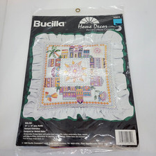 Bucilla Accent Pillow Classics Salsa Stamped Embroidery Kit 40811