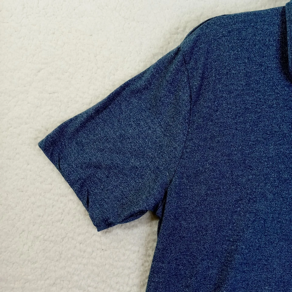 Volcom Polo Shirt Golf Shirt Boy's Large Short Sleeve Blue Logo - Image 4 of 4