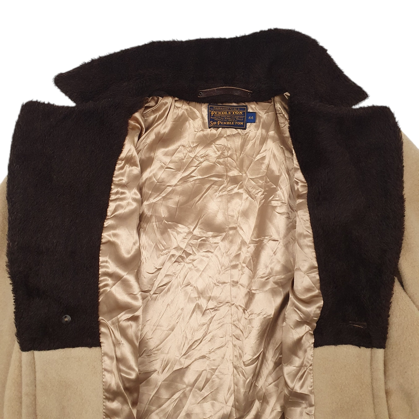 PENDLETON Wool Jacket Coat Overcoat Duffle Made In USA Vintage 60s Mens M image 3