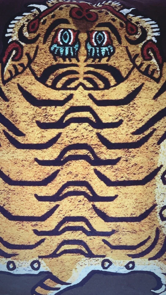 Contemporary Digital Printed Tiger Velvet Decorative Pillow - Image 2 of 4