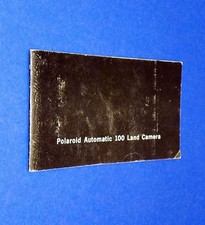 VTG 1970 Polaroid Instant Land Pack Camera Auto 100 Instruction Manual Booklet