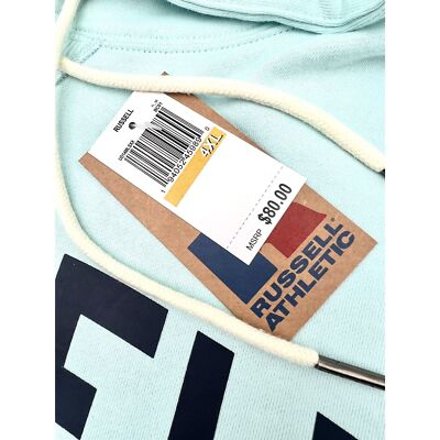 Russell Athletic Varsity Pull Over Hoodie Men's XXXXL Light Russell Athletic Varsity Pull Over Hoodie Men's XXXXL Light