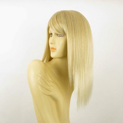 Perruque Courte Femme Blonde Doré Très Clair - Synthétique - Taille Moyenne - Neuf Avec étiquettes