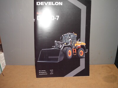DEVELON DL 200-7 RADLADER  20 SEITEN PROSPEKT/BROSCHÜRE 2023