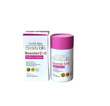 Luxe Skin Beauty Talks Booster C +C Vitamin C + Collagen, 60 Capsules