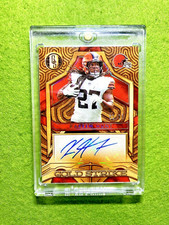 Kareem Hunt AUTO PRIZM CARD # /99 BROWNS AUTOGRAPH 2022 Gold Standard MAKE OFFER