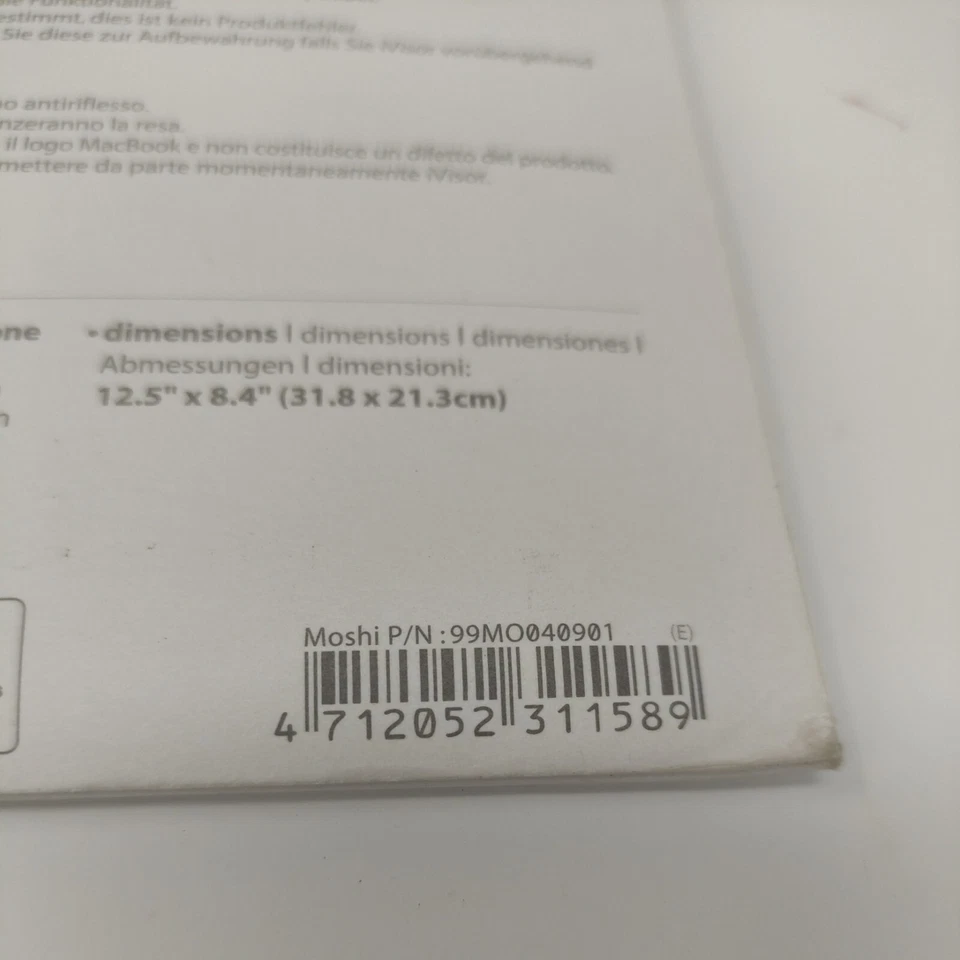 Mosi macbook pro 13 inch screen protector BLACK BEZEL ONLY - Image 3 of 4