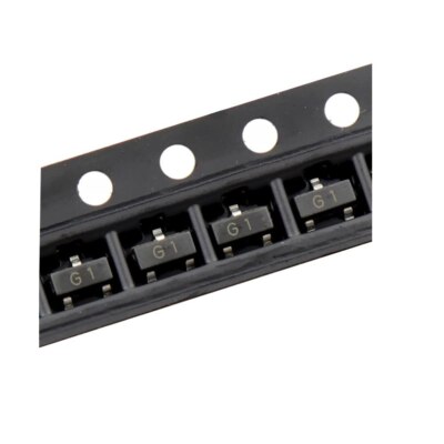 100PCS MMBT5551LT1G 2N5551 G1 SOT-23 NPN high-voltage transistor