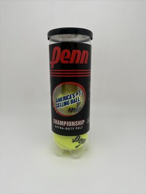 Penn Championship Extra Duty Tennis Balls (Single Can/3 Balls NEW .15
