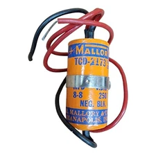 Mallory TCD-2173 Capacitor 8-8 MFD | 250 VDC NOS