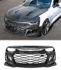 ZL1 Style Front Bumper Conversion For 16-18 Camaro LT LS SS RS Badgeless Grille
