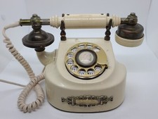 Vintage Working United States Telephone Co. Fancy French Style Rotary Dial Phone