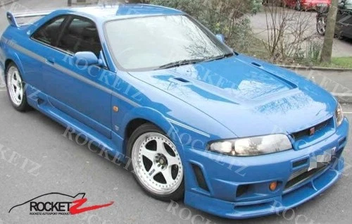 93-98 Skyline R33 400R Style Over Fender Flares 6PC Set CANADA USA RB26 - Image 3 of 3