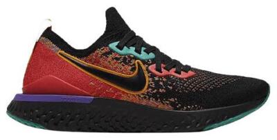 Nike Epic React Flyknit 2 Black Ember Glow New Running Shoes 6W/4.5M CK0818-001