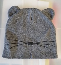 Kitty Ears Gray Beenie