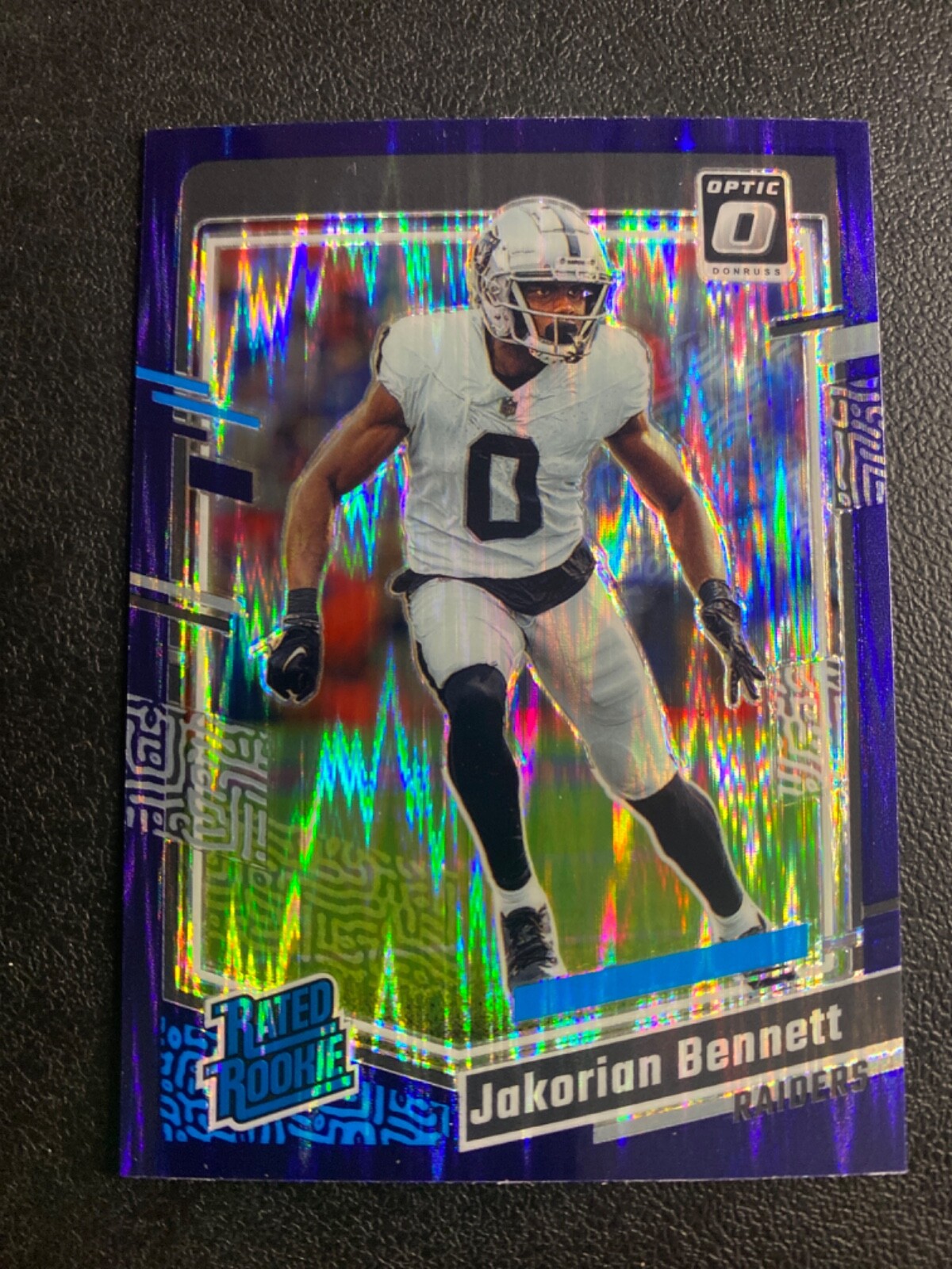 Jakorian Bennett Panini Donruss Optic #259 Purple Shock