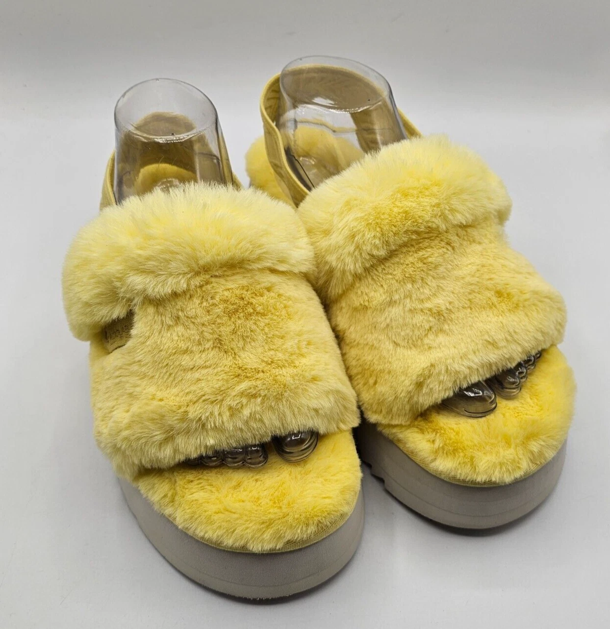 Sandali KOOLABURRA BY UGG YA BABY donna 9 peluche giallo pantofole in pelliccia sintetica