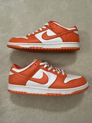 Pre-Owned Nike Dunk Low Retro SP Syracuse 2020 Size 13 CU1726-101