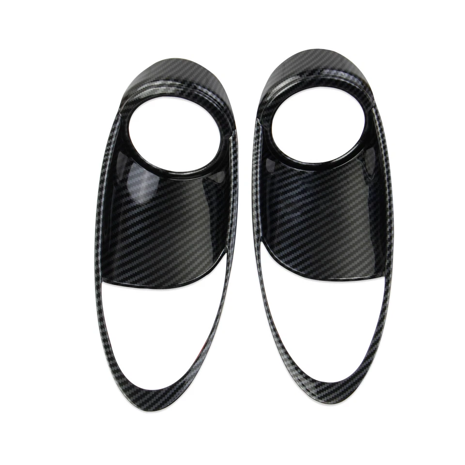 Cubierta interior de manija de puerta estilo fibra de carbono para Nissan 370Z Foto 4 de 4
