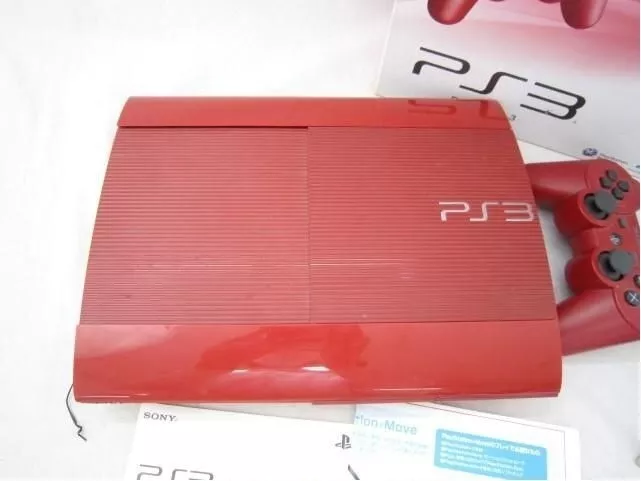 SONY PlayStation 3 250GB Garnet Red PS3 250GB CECH-4000 B PS3 Set