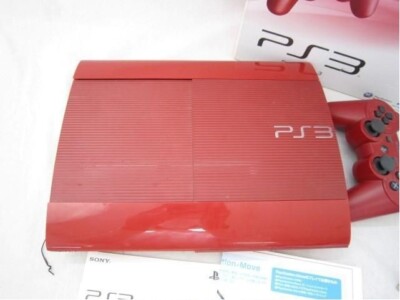 SONY PlayStation 3 250GB Garnet Red PS3 250GB CECH-4000 B PS3 Set