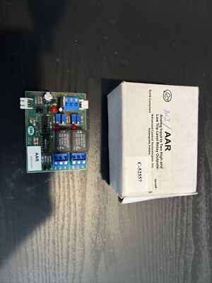 Honeywell c-52557 analog input to two high and low trip level relay