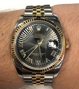 rolex sunburst dial datejust