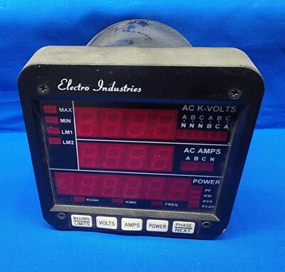 ELECTRO INDUSTRIES MEASUREMENTS GAUGE MODEL DMMS300-KV
