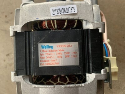 Schéma électrique moteur Nidec pour machine à laver