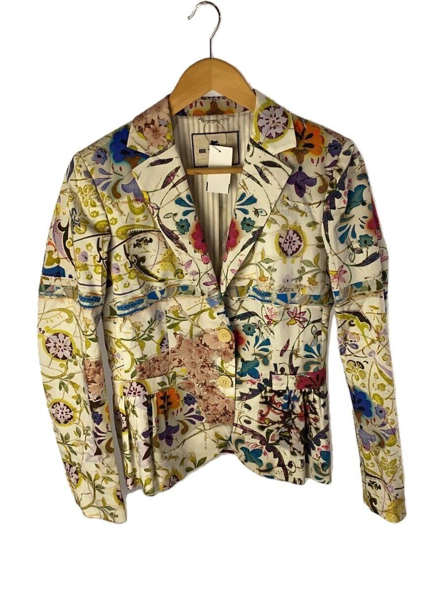 ALTRA ETRO Altro Giacca 44 Cotone Multicolore Motivo Floreale 111 15090 4543