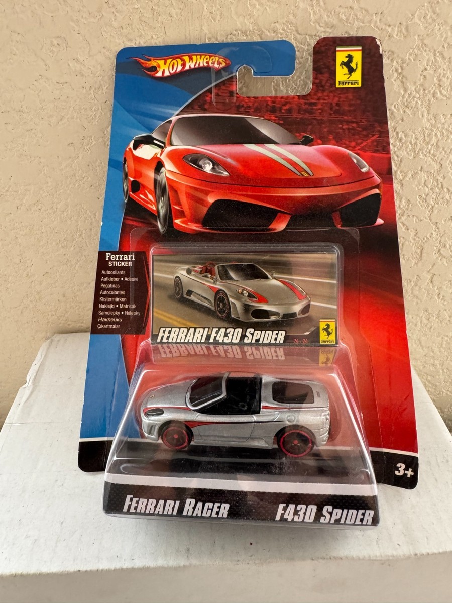 Hot Wheels Ferrari Racer Ferrari F430 Spider #24/24 Silver D92 | eBay