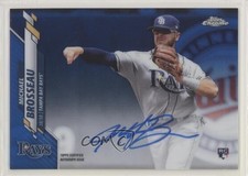 2020 Topps Chrome Rookie Blue Refractor /150 Michael Brosseau #RA-MBR Auto 05ix