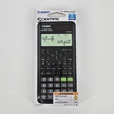 Casio fx-300ES Plus 2nd Edition Scientific Calculator Algebra Geometry Biology