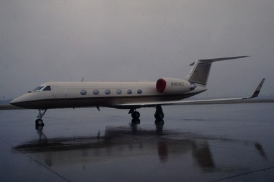Dia N404CC Gulfstream G-IV Flugzeug Planespotter 35mm ger. OP-L12-100