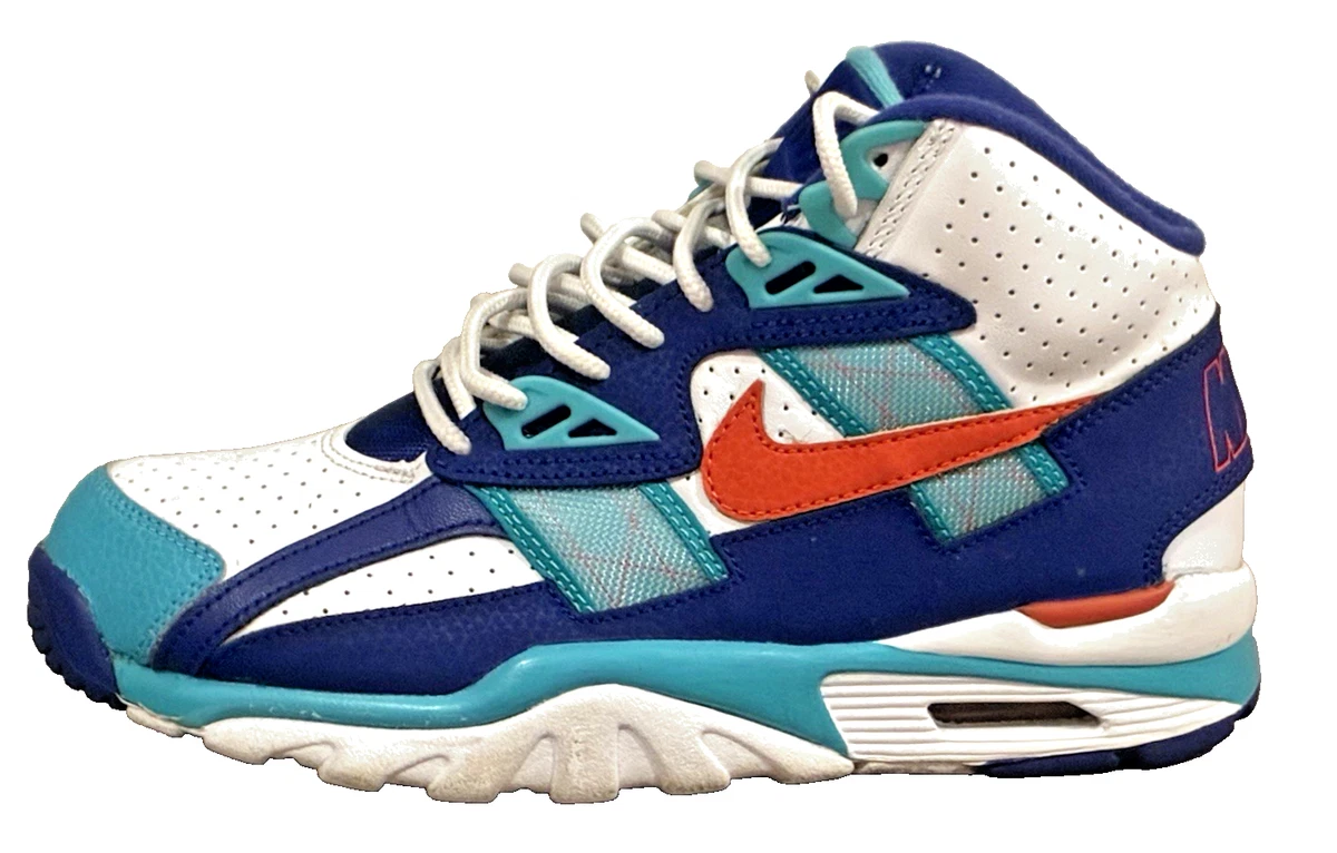 %Nike Air Trainer SC High Miami Dolphins 2020 CW6023-401 Men’s Size 9.5 / A 30 Nike Air Trainer SC High Miami Dolphins for Sale  main image 2